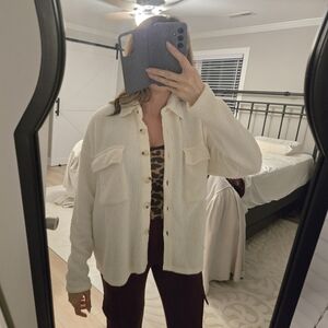 BKE CORDUROY BOYFRIEND SHIRT